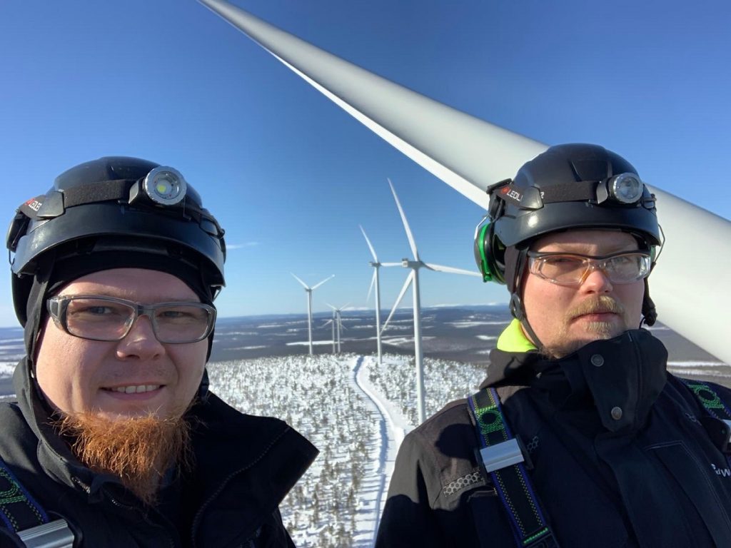 Ilkka and Arttu send regards from their Kuolavaara ''home office'' on top of the mountains. ''No corona here.''